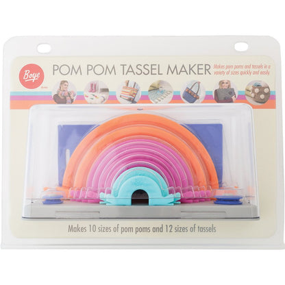 Pom Pom Tassel Maker Multiple Sizes / Guía para Hacer Borlas Descontinuado Boye