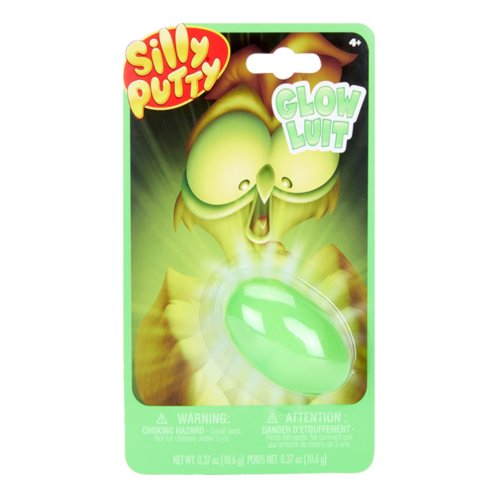 Silly Putty Glow in the Dark / Boligoma Brilla en la Oscuridad Fiestas Silly Putty