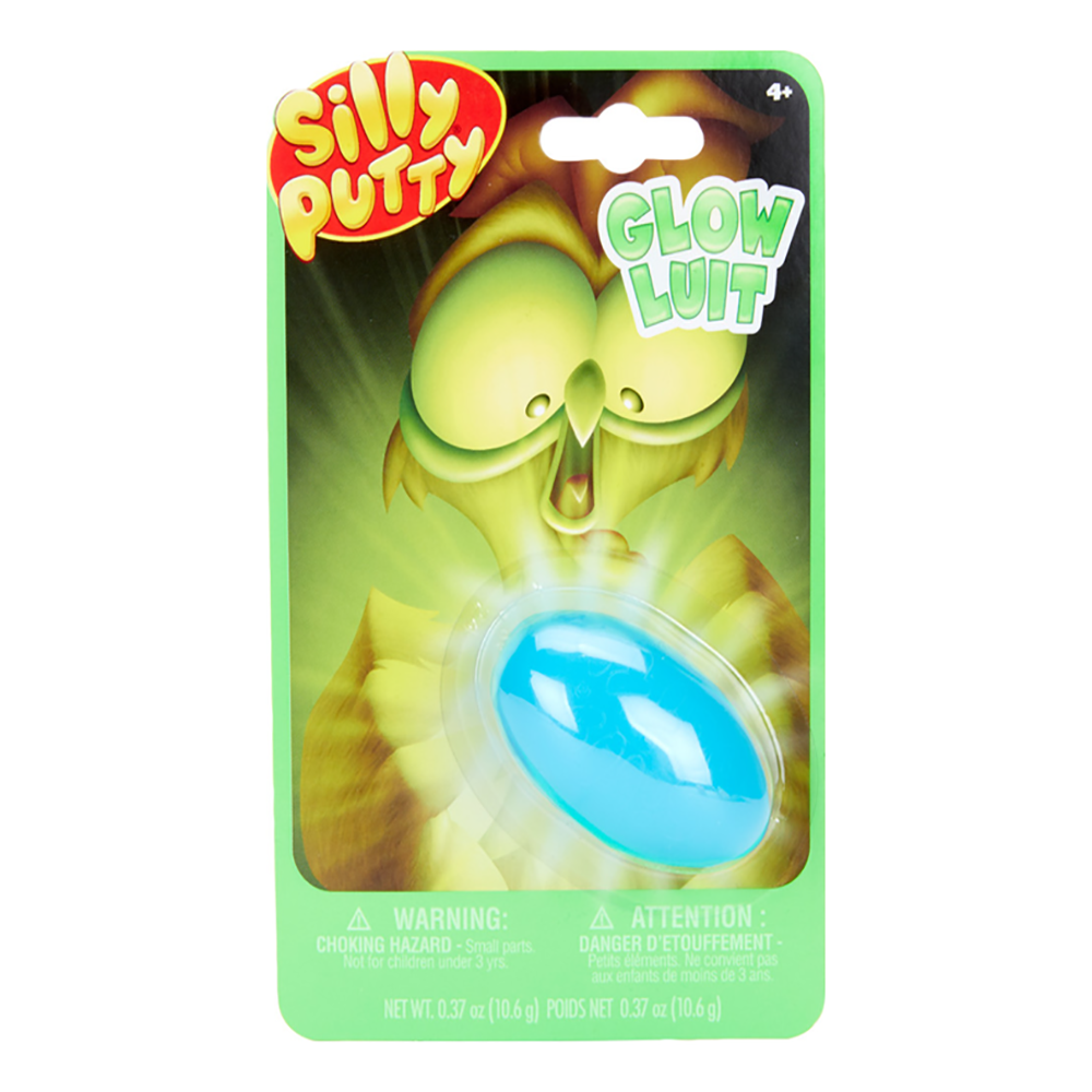 Silly Putty Glow in the Dark / Boligoma Brilla en la Oscuridad Fiestas Silly Putty