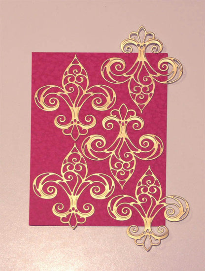 Fleur De France / Suajes de Corte Flor de Lis Descontinuado Spellbinders