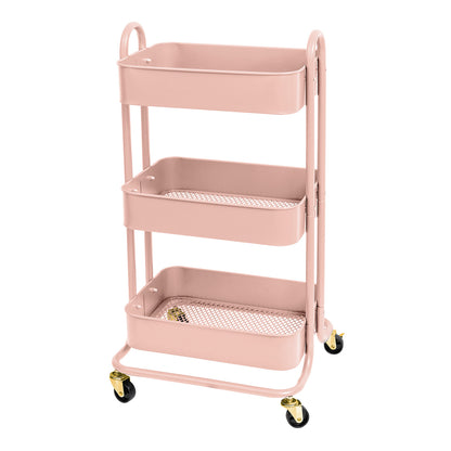 A la Cart Storage Cart Pink / Carrito Organizador con Ruedas Rosa Almacenamiento y Organización We R Memory Keepers