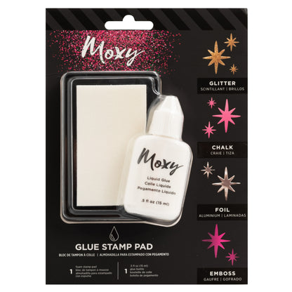 Moxi Glue Stamp Pad / Almohadilla de Pegamento para Sellos Descontinuado American Crafts