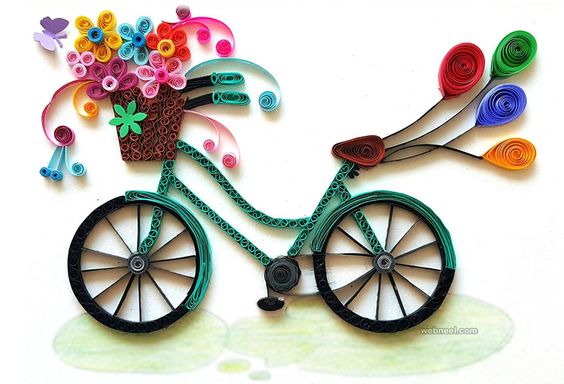 Quilling Paper Degraded Fine / Tiras de Papel para Filigrana Degradado de Esquina Filigrana Quilled Creations