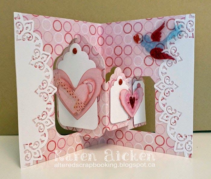 Craft Pop It Up Tags Pivot Card Die / Suaje de Tarjeta Pop up Descontinuado Elizabeth Craft Designs
