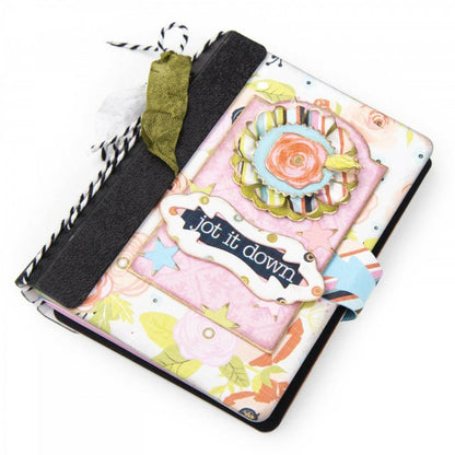 Framelits Bookplate, Hinges &amp; Label Dies / Suajes de Adornos de Libros Descontinuado Sizzix