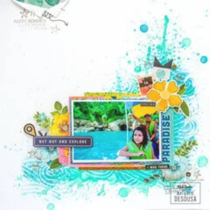 Wander Mixed Media Stencils / Estenciles de Paseo Descontinuado Vicki Boutin