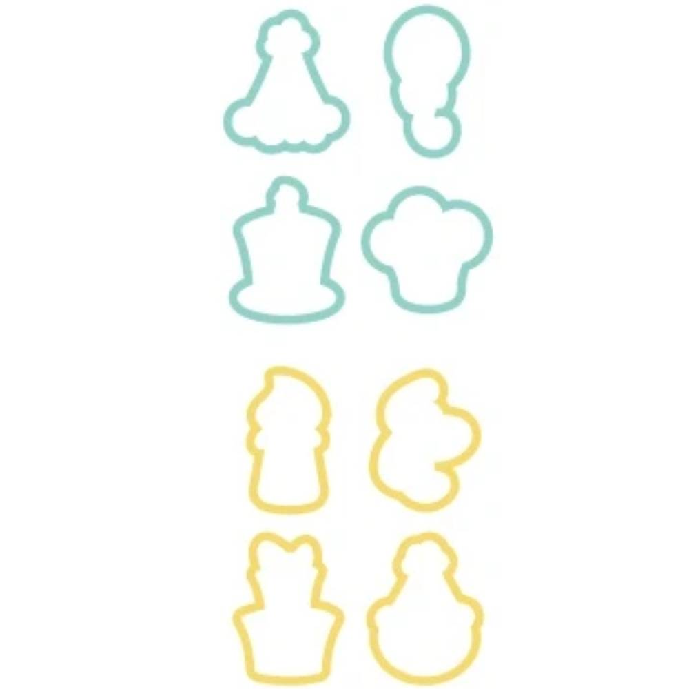 Cookie Cutter Set Birthday / Set Cortadores de Galletas Cambiables de Cumpleaños Repostería Sugarbelle