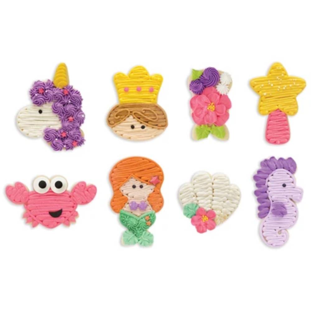 Buttercream Cookie Decorating Kit / Set Cortadores y Decoración de Galletas Cuentos de Hadas Repostería Sugarbelle