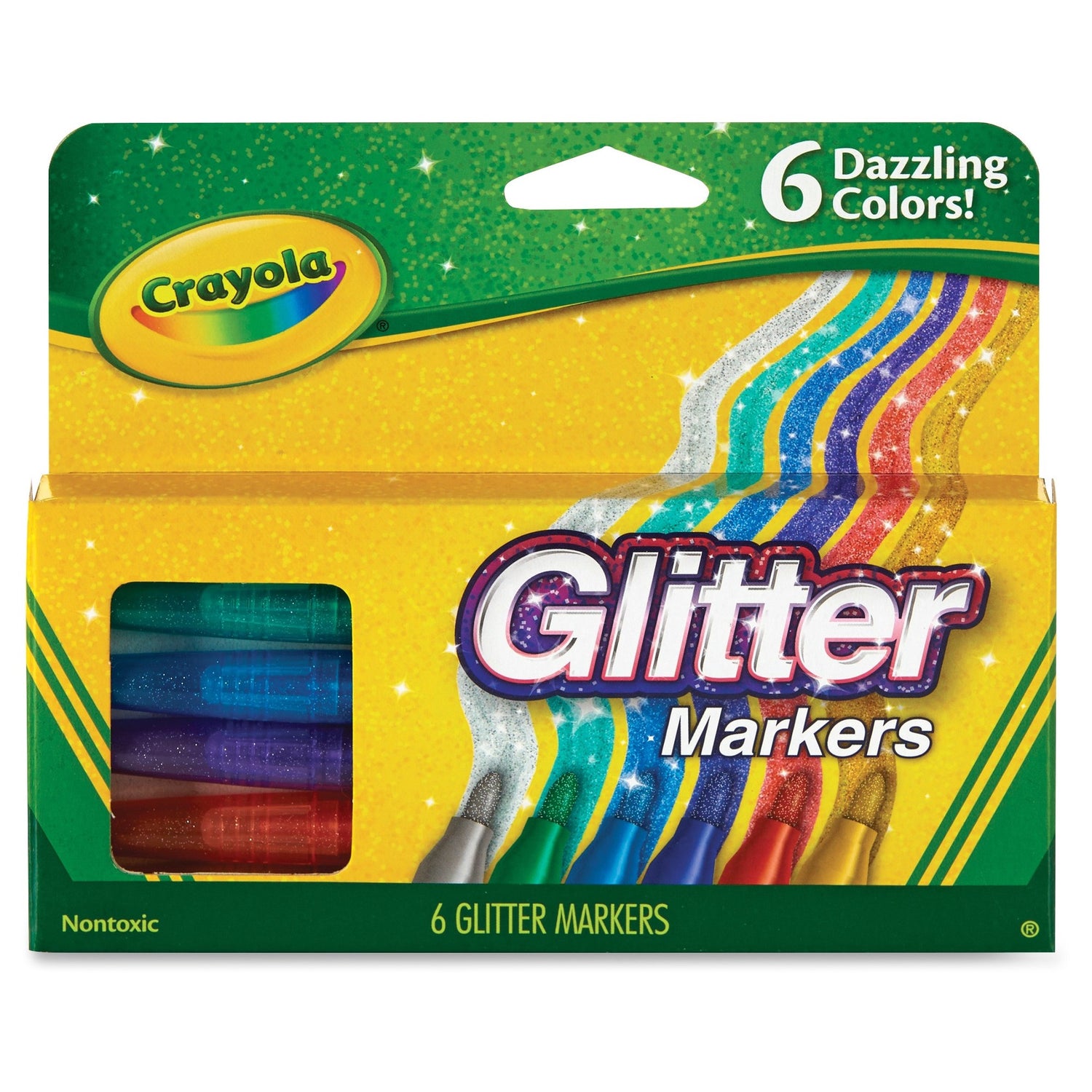 Crayola - Glitter Markers/ Marcadores con Brillitos Marcadores &amp; Plumones Crayola