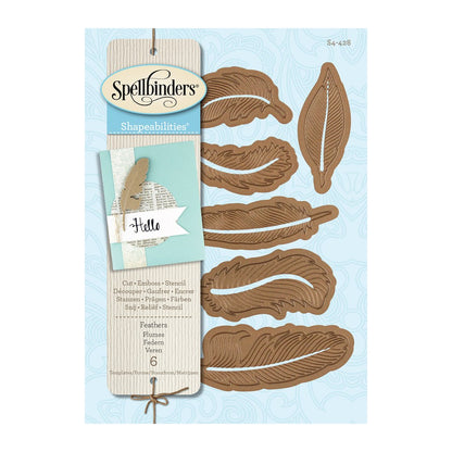 Shapeabilities Dies Feathers / Suajes de Corte y Realce Plumas Descontinuado Spellbinders