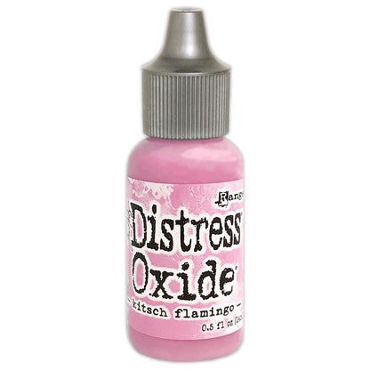 Tim Holtz Distress Oxide Re-Inker Kitsch Flamingo / Refill de Óxido Rosa Tintas Ranger