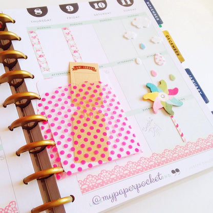 Clearly Posh Collection Acetate Paper Pad / Block de Hojas de Acetato Descontinuado We R Memory Keepers