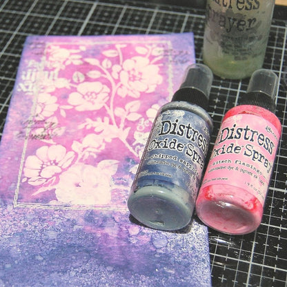 Distress Oxide Kitsch Flamingo Spray Stain / Tinta en Spray Rosa Oxidado Tintas Ranger