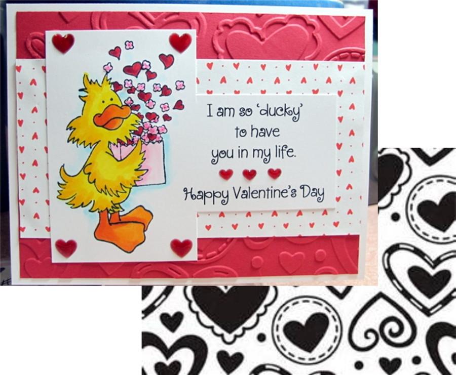 Layered Heart Embossing Folder / Folder de Grabado Corazones Descontinuado Darice