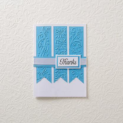 Embossing Flourishes Borders / Folder de Grabado Florales Descontinuado Darice