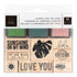 Wooden Stamp & Ink Pad / Sellos y Tintas Descontinuado American Crafts