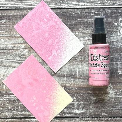 Distress Oxide Kitsch Flamingo Spray Stain / Tinta en Spray Rosa Oxidado Tintas Ranger