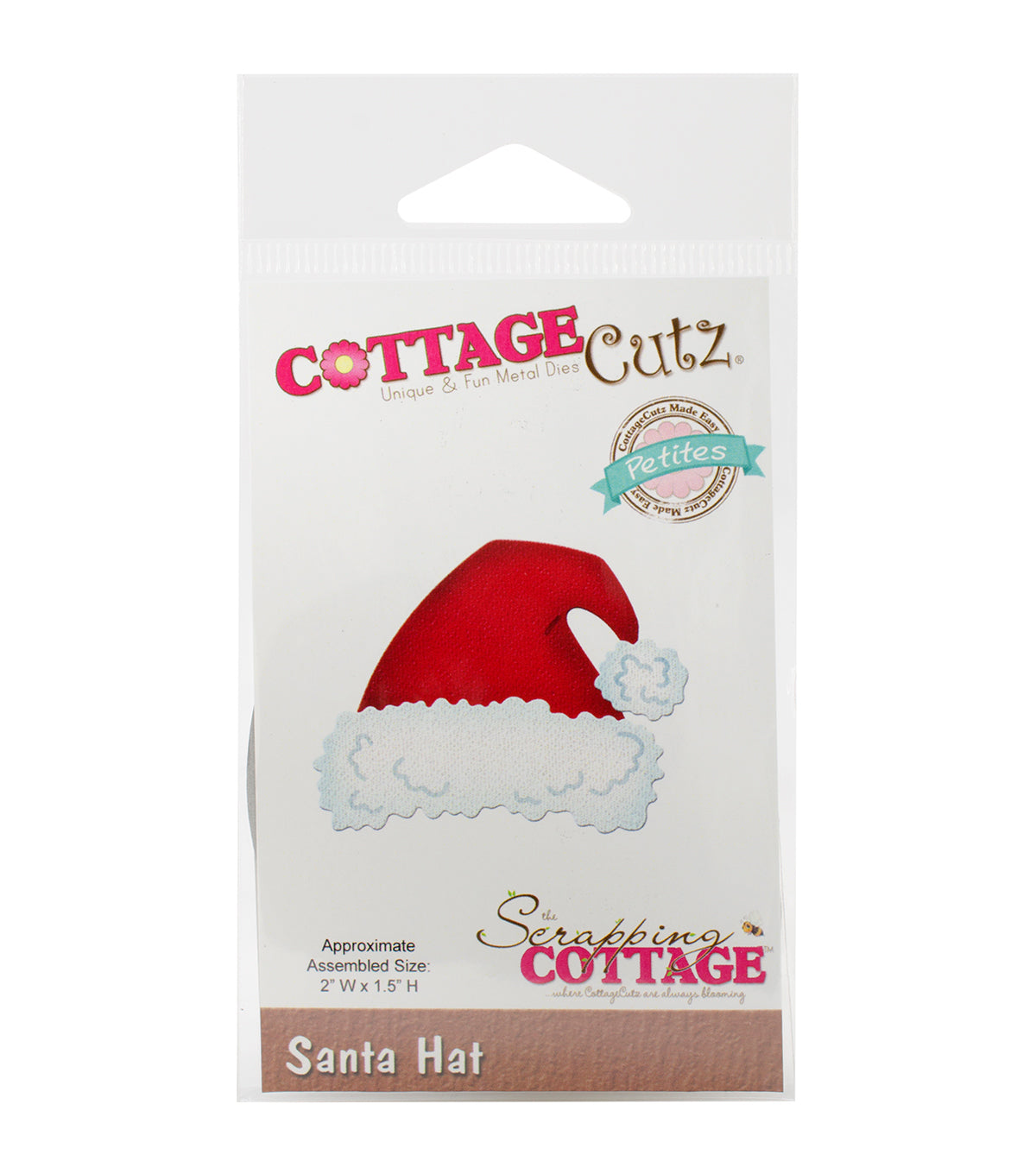 Santa Hat Die/ Suaje de Gorro de Santa Descontinuado Cottage Cutz