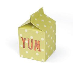 Milk Carton Box / Suaje de Cajita de Leche Descontinuado Sizzix