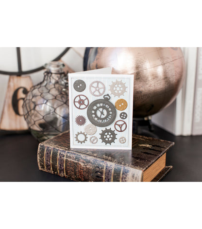 Cut &amp; Emboss Die Lost And Found 16 pc / Suajes Objetos Perdidos Descontinuado Cuttlebug