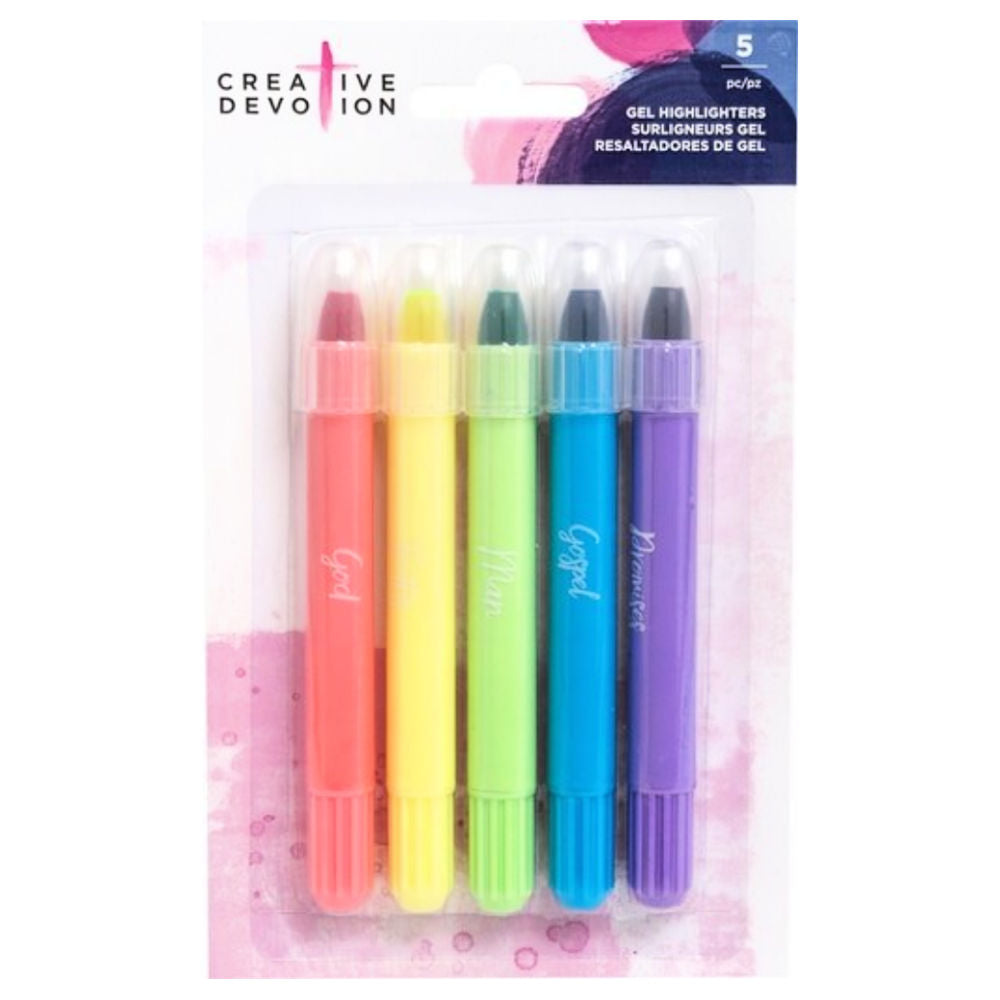 Gel Highlighters / Resaltadores de Gel Descontinuado Creative Devotion