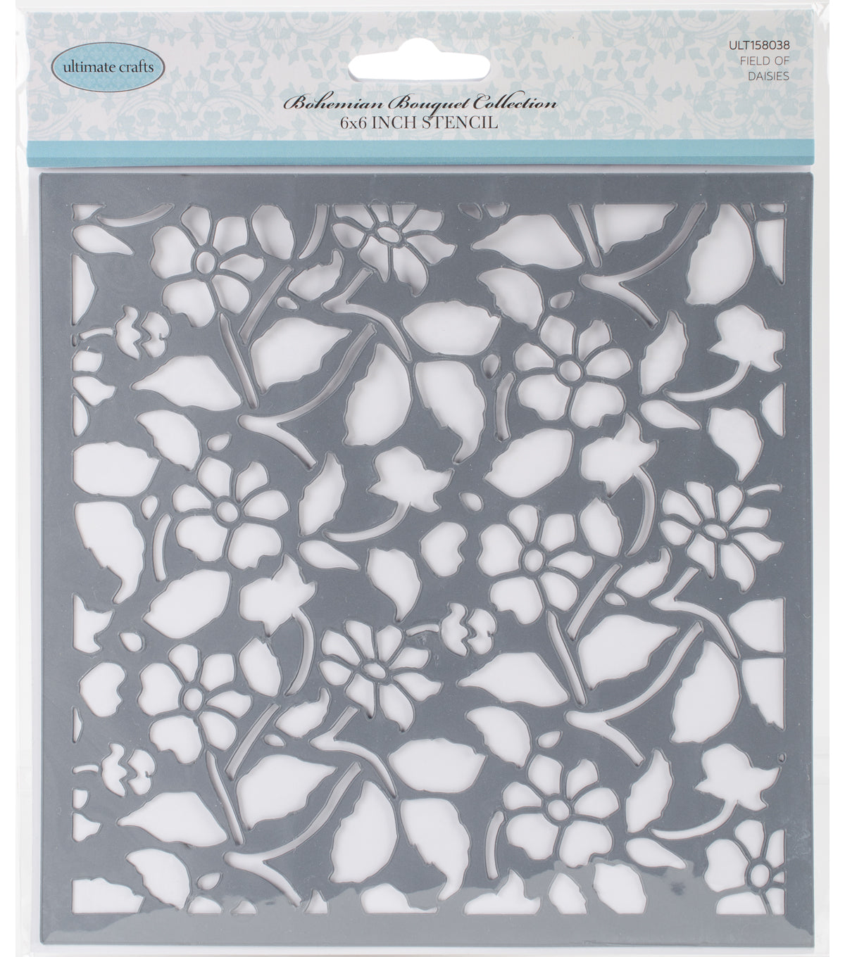 Field Of Daisies Stencil / Esténcil Campo de Margaritas Descontinuado Ultimate Crafts