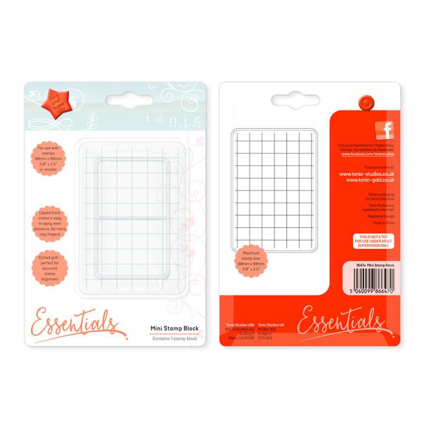 Mini Stamping Block  / Mini Bloque de Acrílico para Sellos Descontinuado Nuvo