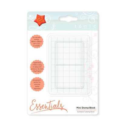 Mini Stamping Block  / Mini Bloque de Acrílico para Sellos Descontinuado Nuvo