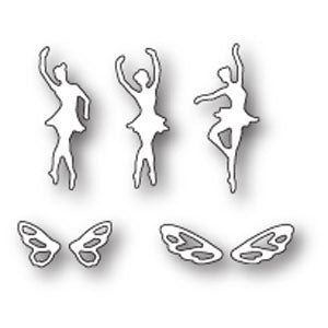 Magnificent Mini Faeries Die / Suaje de Corte Mini Hadas Descontinuado Poppy Stamps