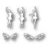 Magnificent Mini Faeries Die / Suaje de Corte Mini Hadas Descontinuado Poppy Stamps