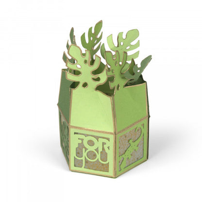 Thinlits Tropicool Twist Box Die / Suaje de Cajita Cierre Torcido Descontinuado Sizzix
