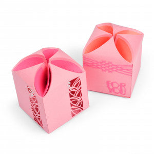 Thinlits Petal Fold Box / Suaje de Cajita de Cierre de Pétalos Descontinuado Sizzix