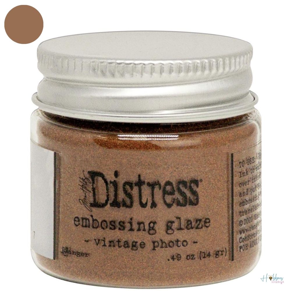 Distress Embossing Glaze Vintage Photo / Polvo de Embossing Foto Antigua