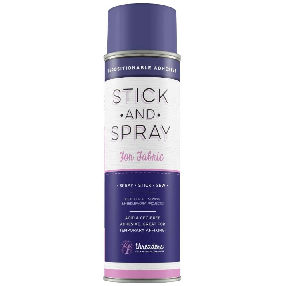 Stick &amp; Spray Adhesive For Fabric / Pegamento Reposicionable para Tela Adhesivos / Pegamentos Crafter&