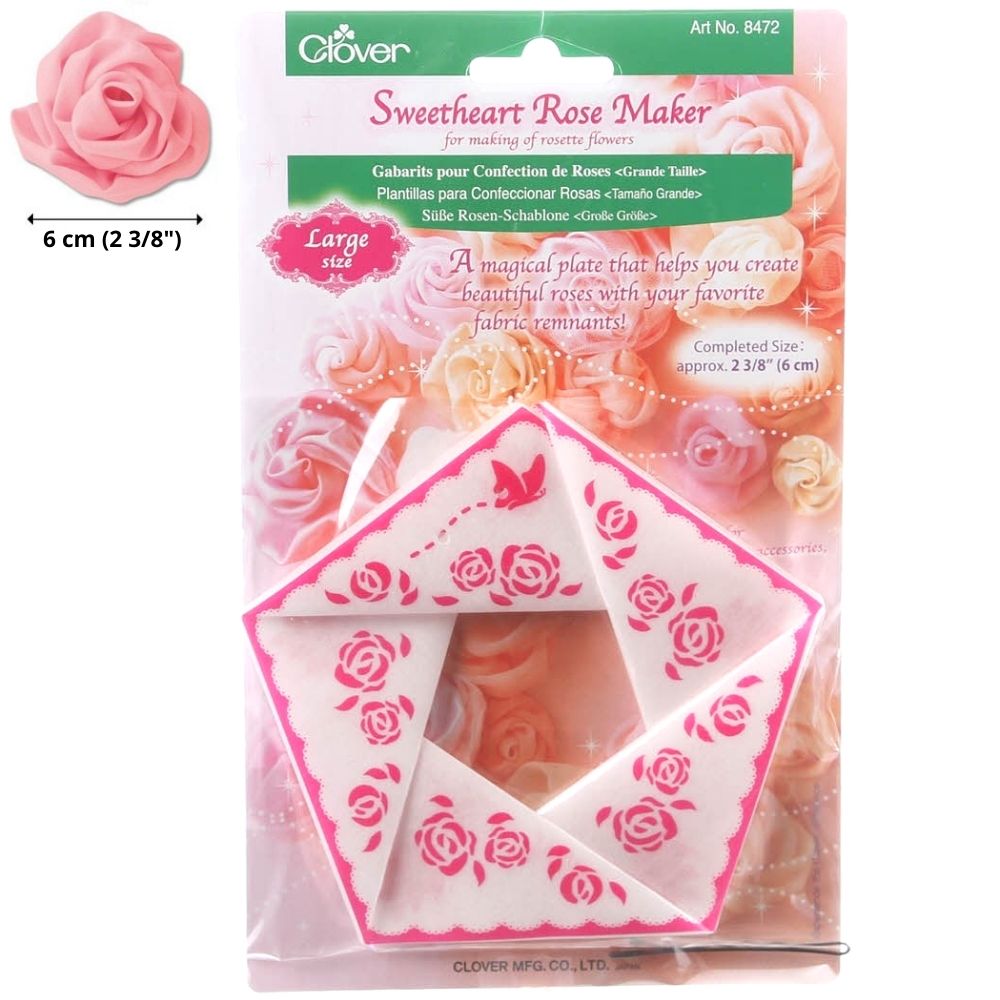 Sweetheart Rose Maker / Platillas para Crear Rosas Esténciles / Plantillas Clover