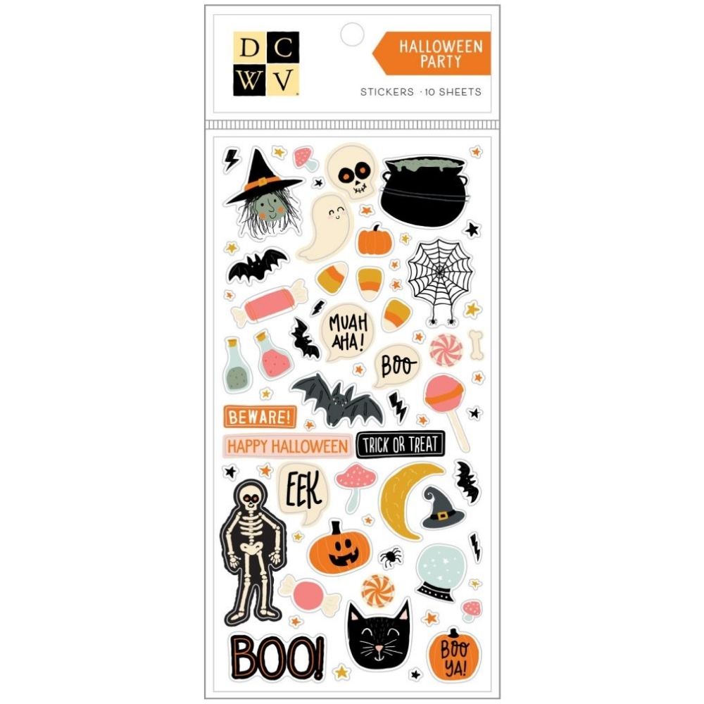 Halloween Party Stickers / Estampas de Halloween