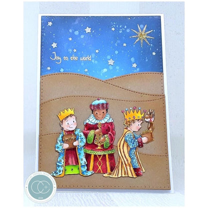 Three Wise Men Clear Stamps / Sellos de Reyes Magos Sellos Craft Consortium