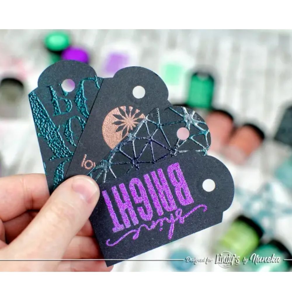 Embossing Powder Drop Dead Diva Set / 5 Polvos de Embossing Neón Polvos de Embossing Lindy&