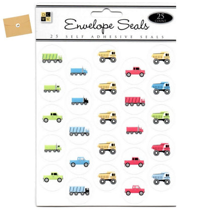 Trucks Seals Stickers / 25 Estampas Sello Camiones Stickers DCWV