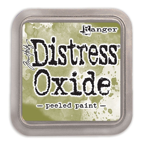 Tim Holtz Distress Oxide Peeled Paint / Cojin de Tinta Efecto Oxidado Verde Seco Tintas Ranger