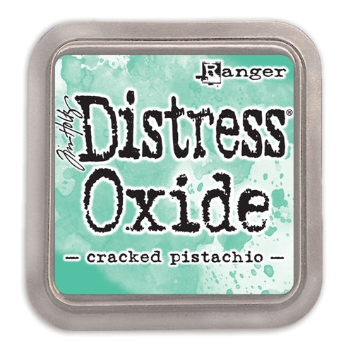 Tim Holtz Distress Oxide Cracked Pistachio / Cojin de Tinta Efecto Oxidado Pistache Tintas Ranger