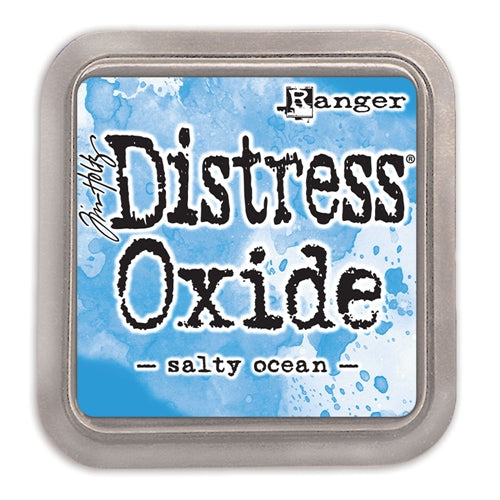 Tim Holtz Distress Oxide Salty Ocean/ Cojin de Tinta Efecto Oxidado Oceano Tintas Ranger