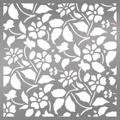 Field Of Daisies Stencil / Esténcil Campo de Margaritas Descontinuado Ultimate Crafts