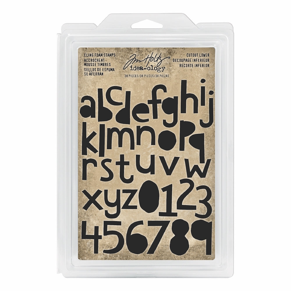 Tim Holtz Foam Craft Stamps / Sellos de Letras y Numeros Sellos Tim Holtz