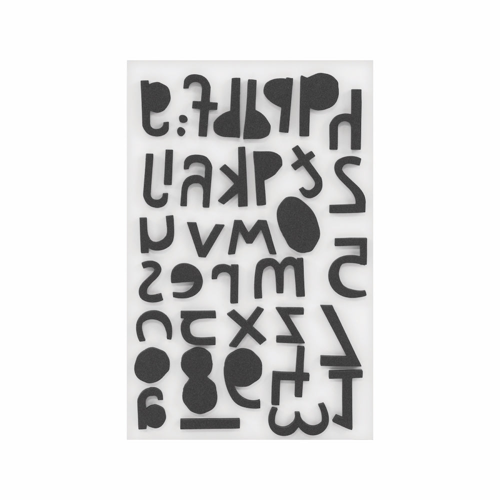 Tim Holtz Foam Craft Stamps / Sellos de Letras y Numeros Sellos Tim Holtz