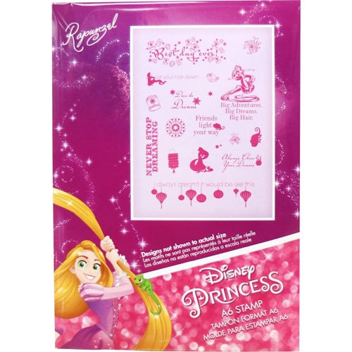 Stamp Set Rapunzel / Sellos de Rapunzel Disney Sellos Disney