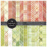 Madras Plaid Coral & Green 6" / Block de Cartulina Tartán Coral y Verde Papel Memory Box