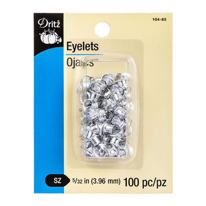 Nickel Refill Eyelets  / Ojillos Plateados Adornos / Embellishments Dritz