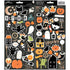 Paper Stickers Spoooky / 91 Estampas Halloween Descontinuado Pebbles