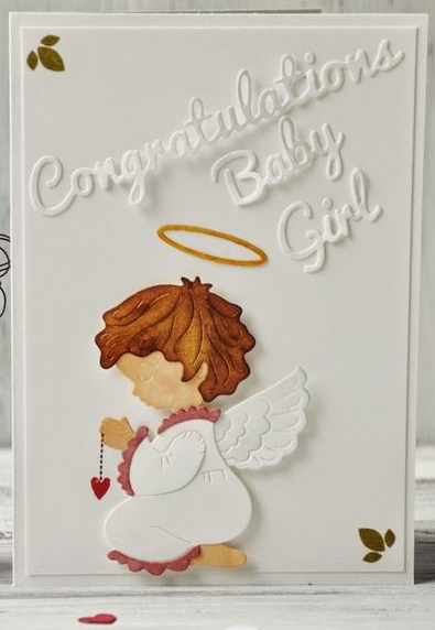 Christmas Angel Die / Suaje de Angel de Navidad Descontinuado Cottage Cutz
